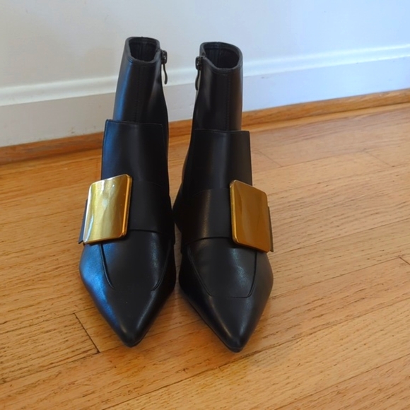 Pointed black boots 7.5 - Picture 3 of 7